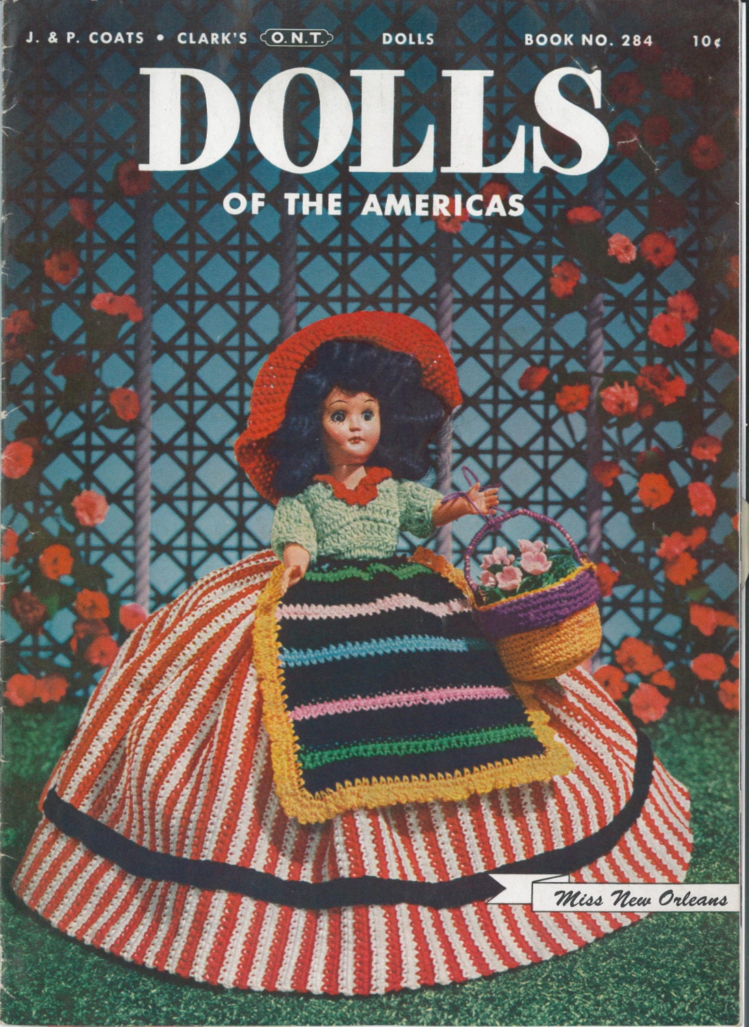 1950's Dolls of America Book No. 284 Crochet Book EXCELLENT Condition