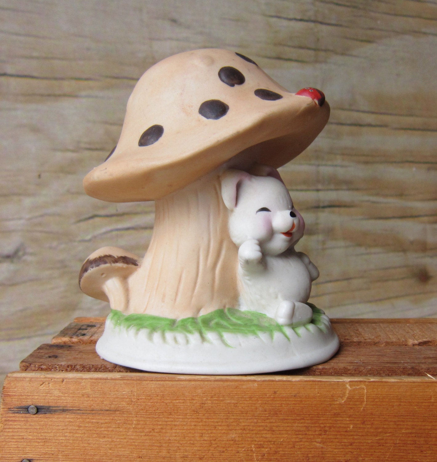Vintage Night Light  Woodland Mushroom Night Light