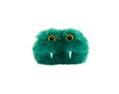 Kermit the Eco-Friendly Monster - Kawaii - Green Furry Altered Altoids Tin