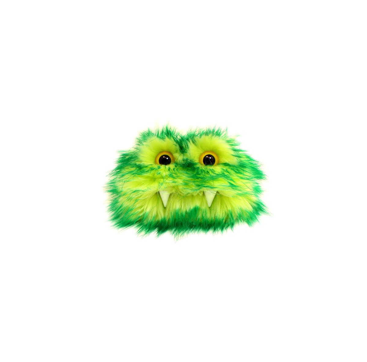 Hank the Eco-Friendly Monster - Kawaii - Green Yellow Furry Altered Altoids Tin