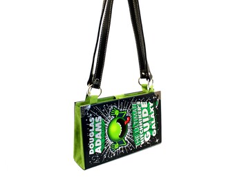 The Hitchhiker's Guide to the Galaxy Bookpurse - Decadence Handbag book clutch Douglas Adams bookpurse