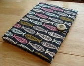 Fish Accordion Photo Album/ Book/ Small Vacation Travel Scrapbook in Black, Gray, Pink...