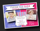 Double Party Girl/Boy Birthday Invitation Il_170x135