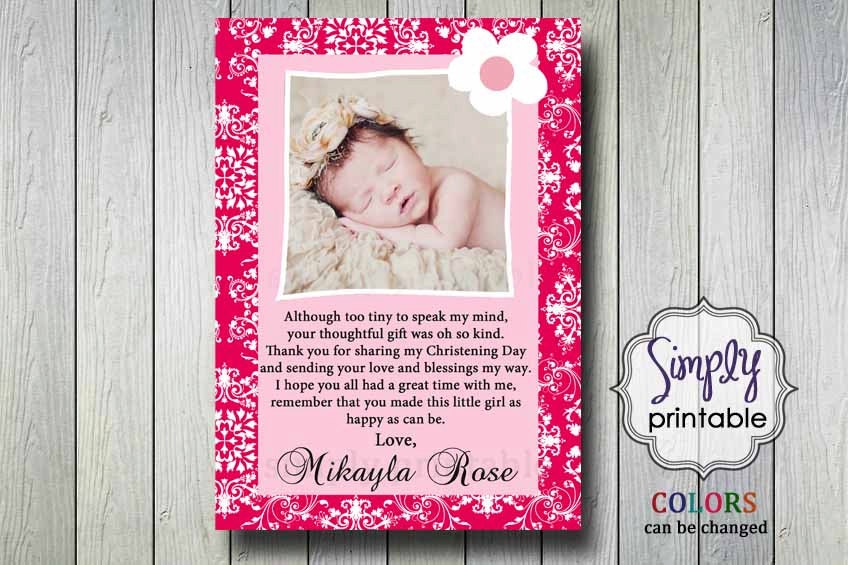 Thank You Card Christening Il_170x135