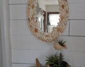 Beachcomber's Shell Mirror. Seashells From Sanibel Island. Nautical Beach Decor for Coastal Living by searchnrescue2