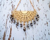 Crystal Chandelier Earrings - Gold and Silver  - Wedding - Goddess Earrings - Long Chain