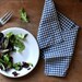 LUNCH NAPKIN - linen blue gingham