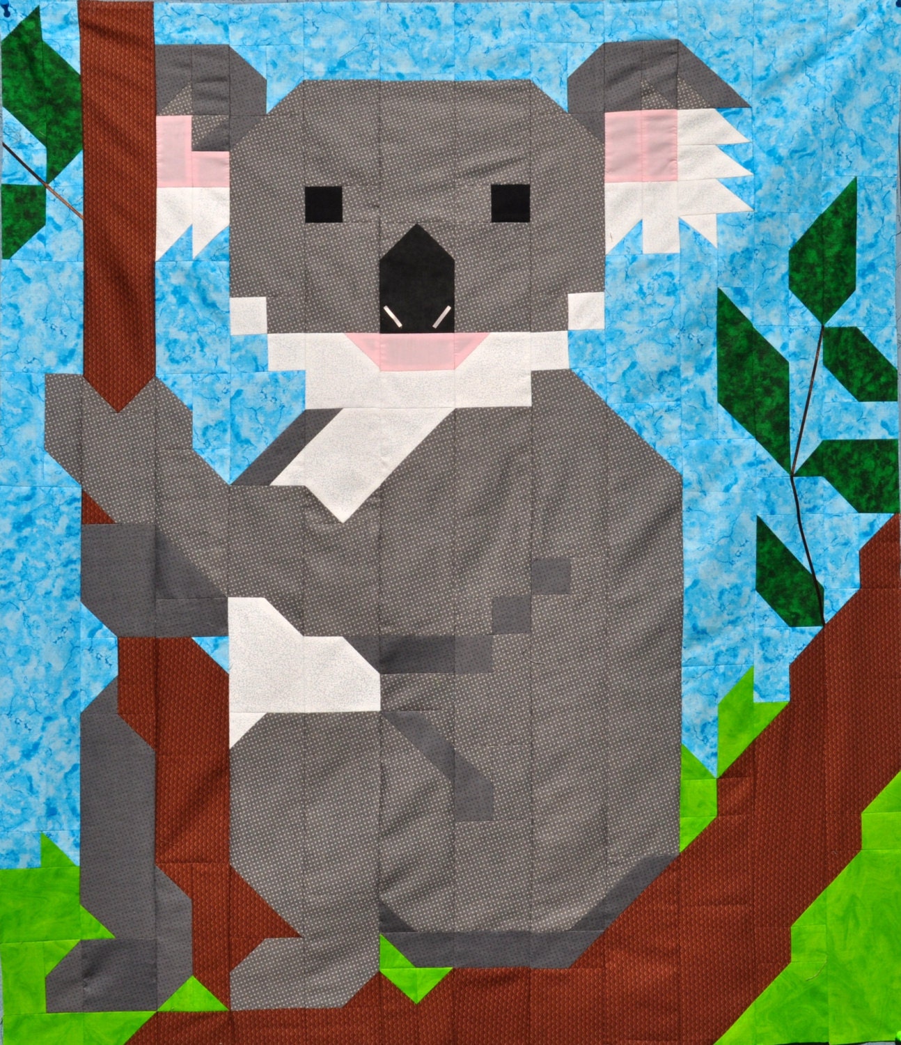 Koala Quilt pattern PDF with 3 sizes