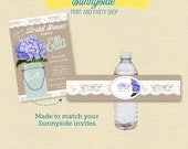 Floral and Lace - Water Bottle Label Il_170x135