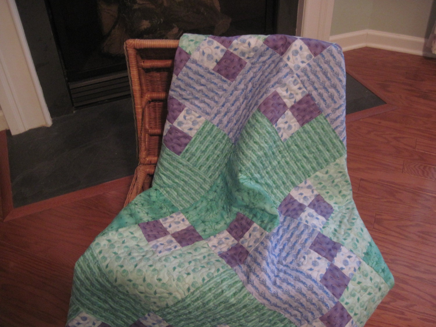 I LOVE THE BEACH   lapquilt