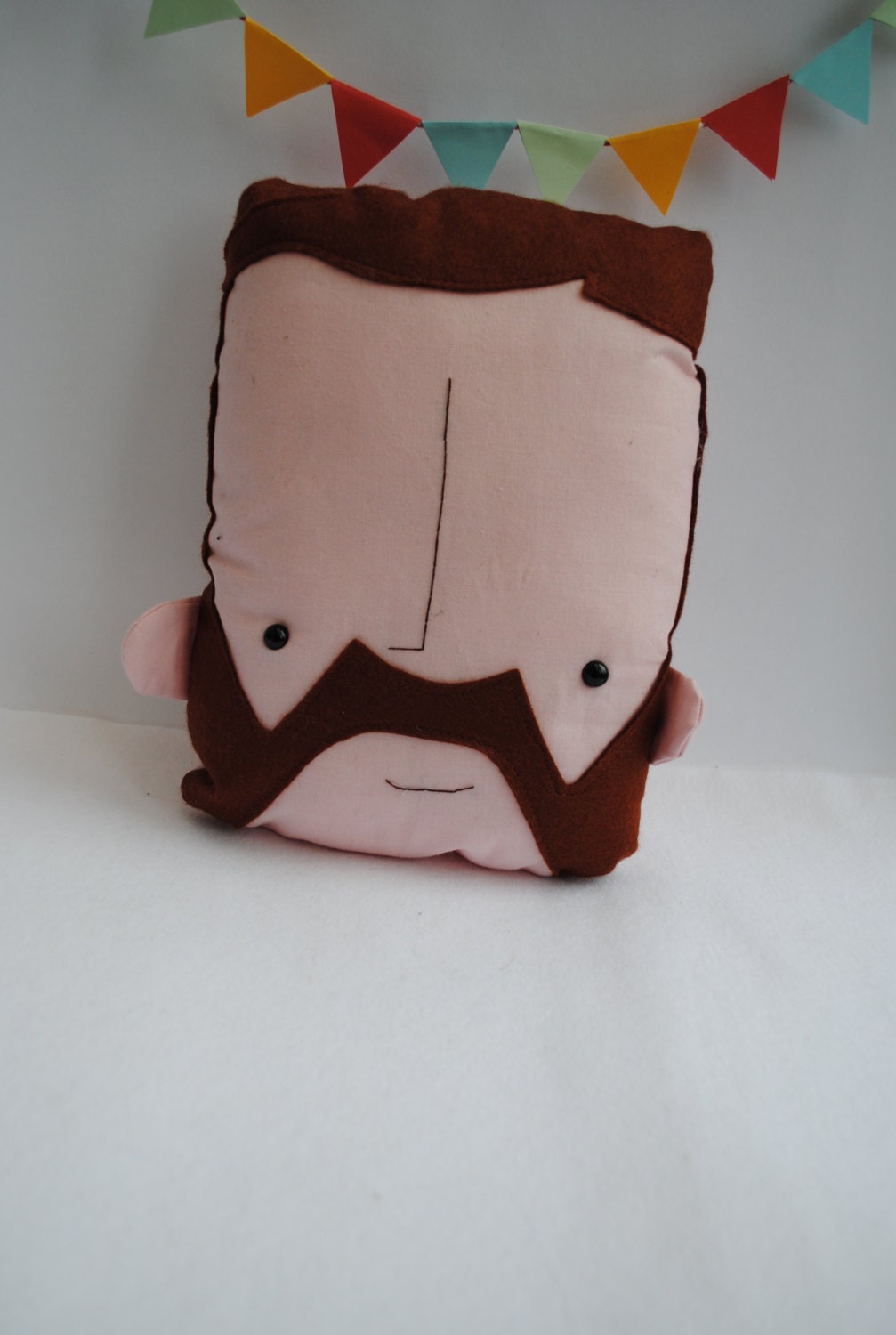 Weirdy Beardy  Man Cushion Plush