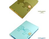 Design Tablet cover - Elephant ( Cotton yarn / Hardcover / 4 colors / Nexus 7 / Samsung Tab 7.0 / Kindle 6 " / Kindle Fire 7 " / Ipad mini )
