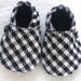 Crib Shoes Houndstooth Design