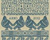 Gracious Love - PDF cross-stitch pattern
