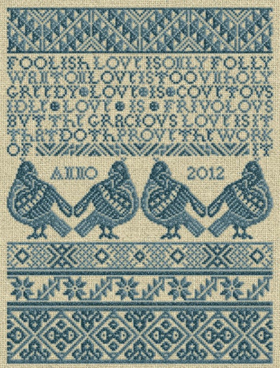 Gracious Love - PDF cross-stitch pattern
