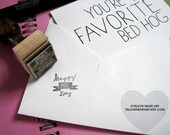 Happy Mail Day Stamp for your Wedding, Scrap Book, Note Cards or Shop by Yellow Heart Art