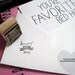 Happy Mail Day Stamp for your Wedding, Scrap Book, Note Cards or Shop by Yellow Heart Art