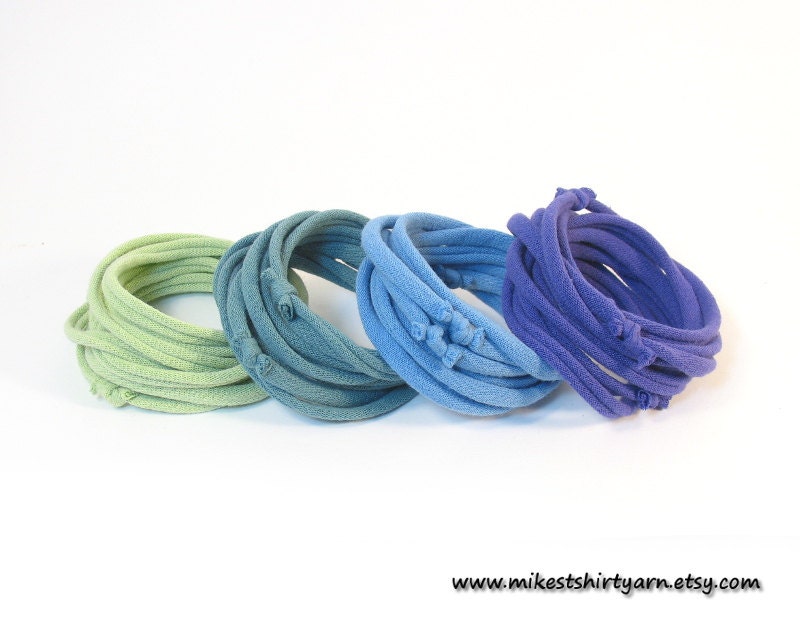 T Shirt Bracelet or Necklace - Upcycled Fashion