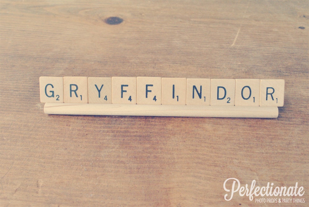 Gryffindor Sign // Harry Potter Inspired // Scrabble Sign