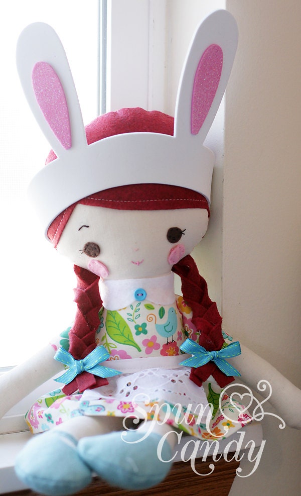 The Spun Candy Easter Dolls - Custom Made To Your Liking