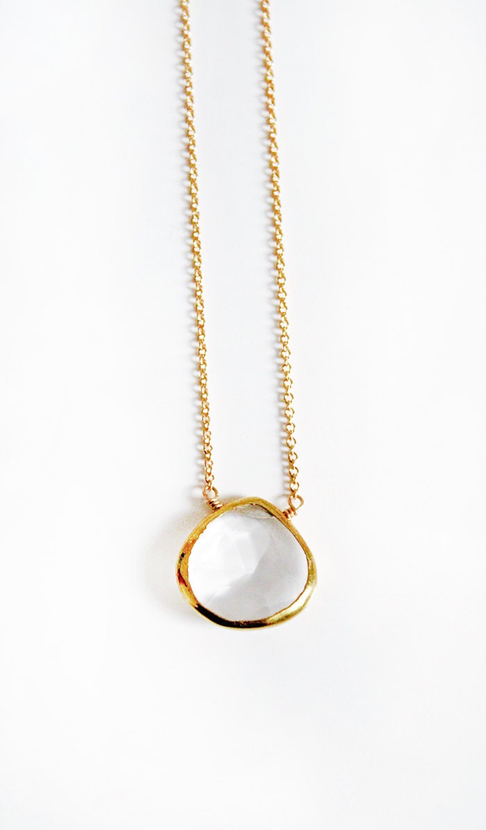 CRYSTAL heart necklace