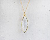 crystal MARQUISE necklace