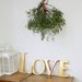 Vintage Shop letters Sign LOVE, 24 carat gold leaf, antique signage