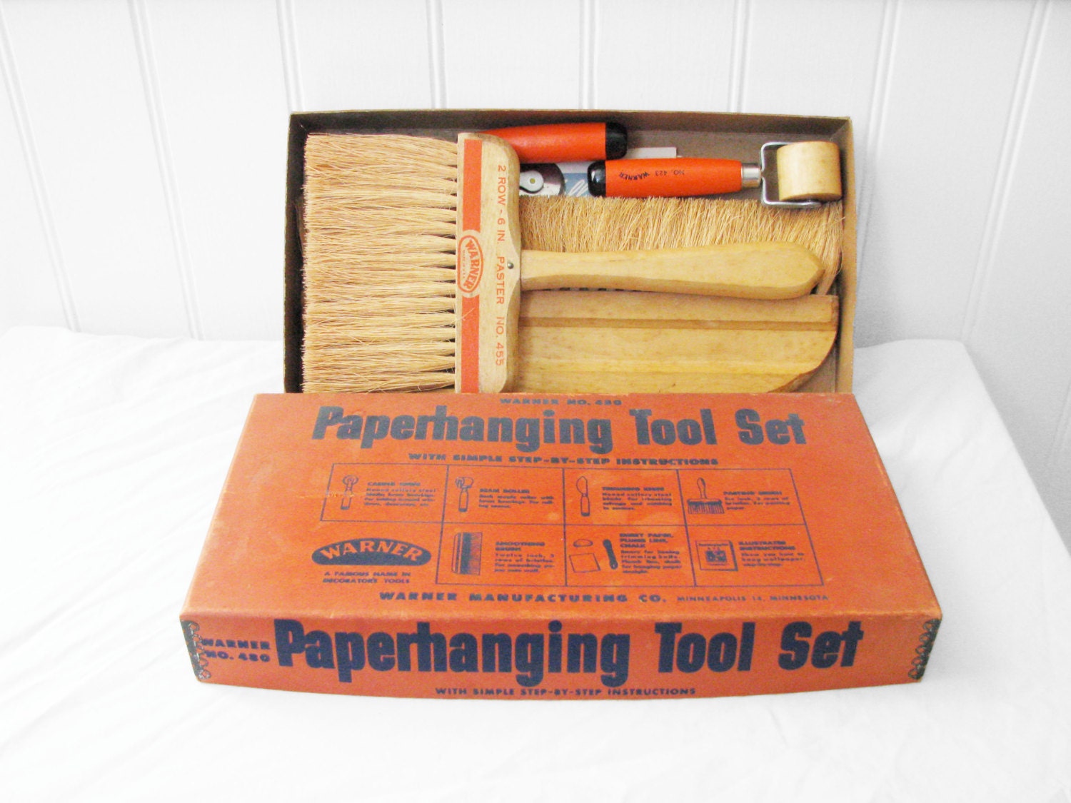 1950s Paperhanging Tool Set