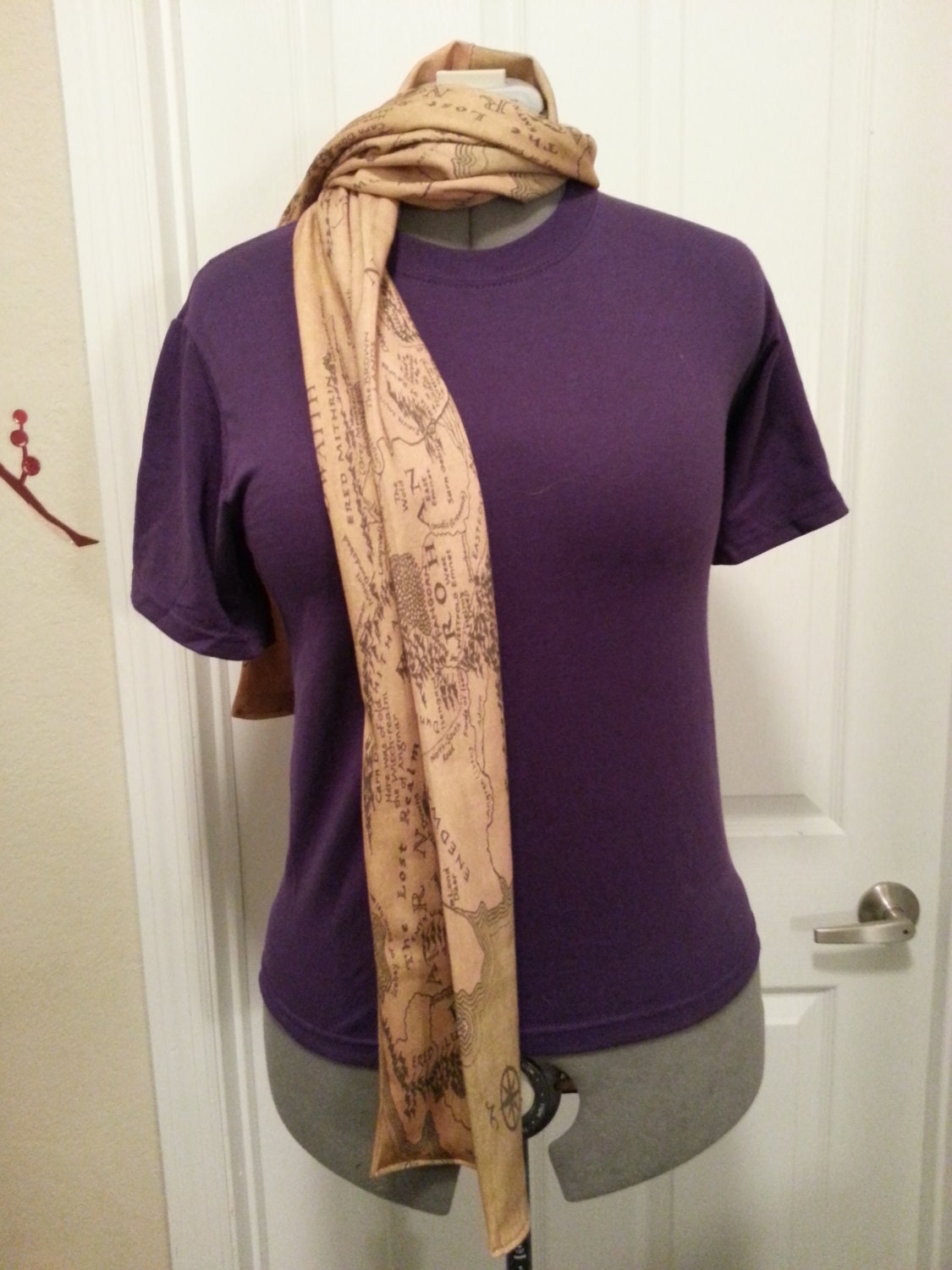 ANY FABRIC knit scarf (REGULAR style) - made to order