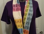 Periodic Table Infinity KNIT scarf - made to order