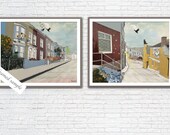 Home decor print illustration, Art photography, Living room art, 8x10 Set of prints