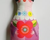sew your own little lady fabric doll