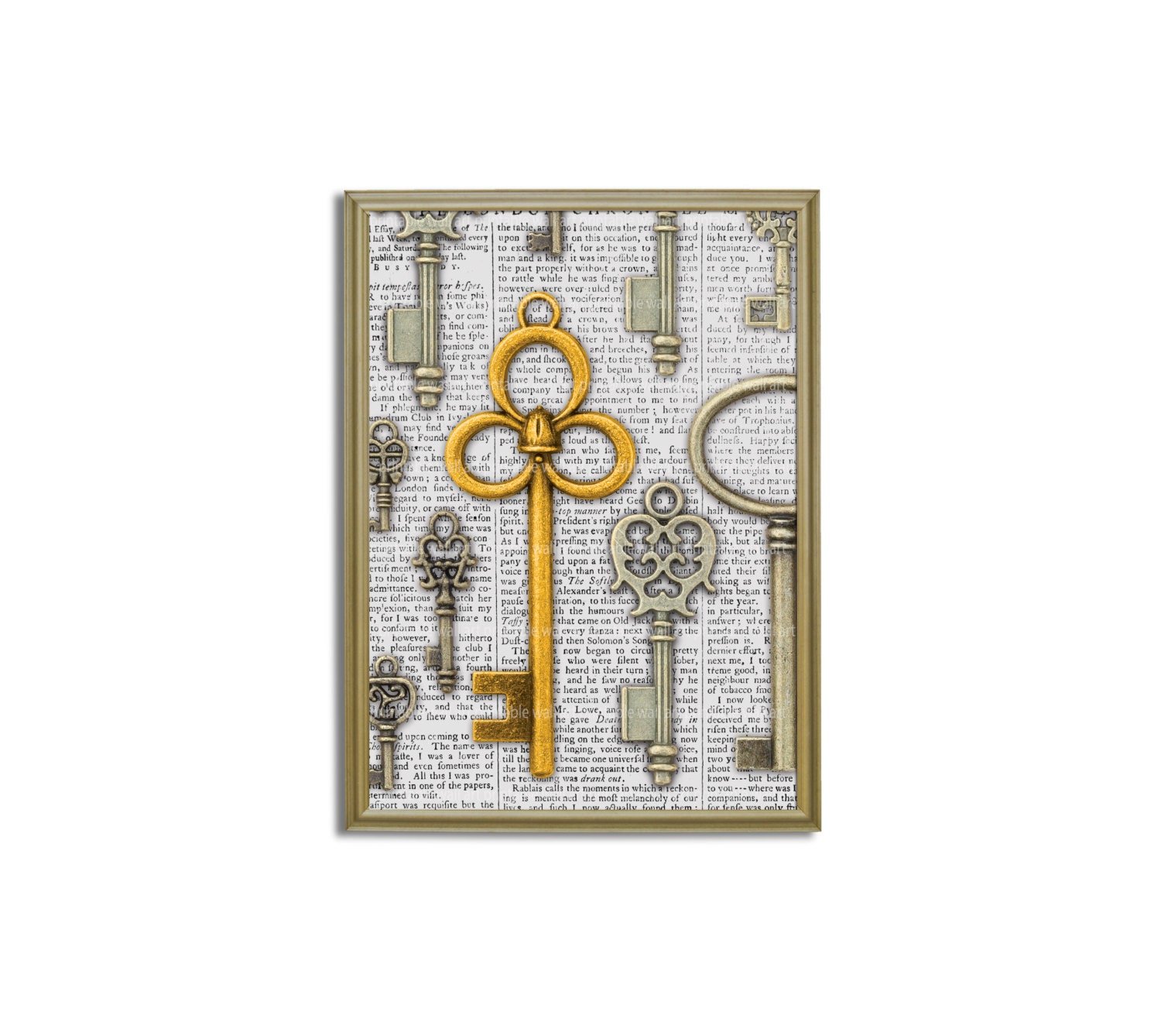 set of 4 5"x7" Printable Posters. KEYs. Instant download. Digital files.