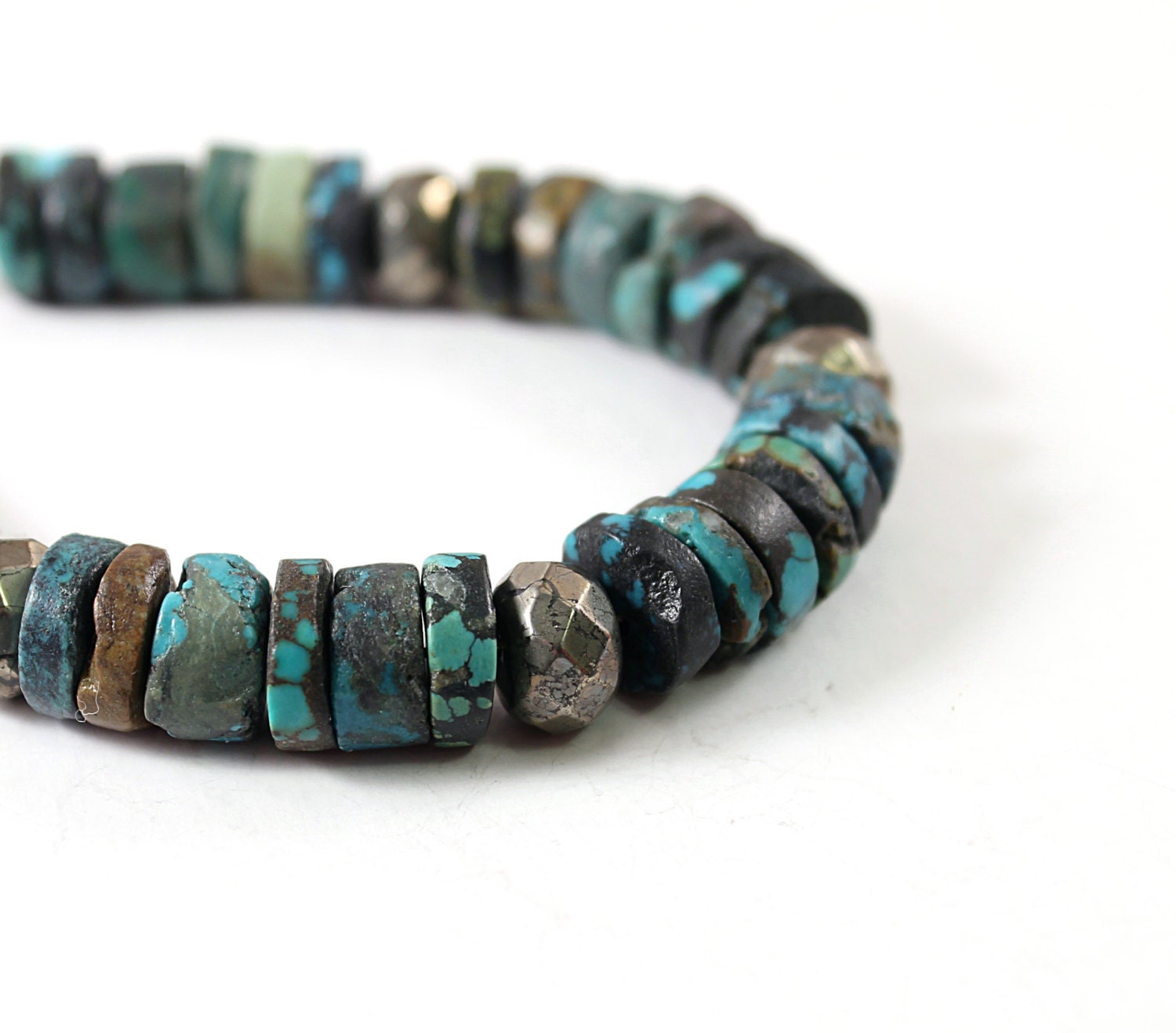 Mens bracelet: turquoise stone jewelry for men gemstones
