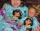 Jasmine Pajama Set With Matching Doll Pajamas
