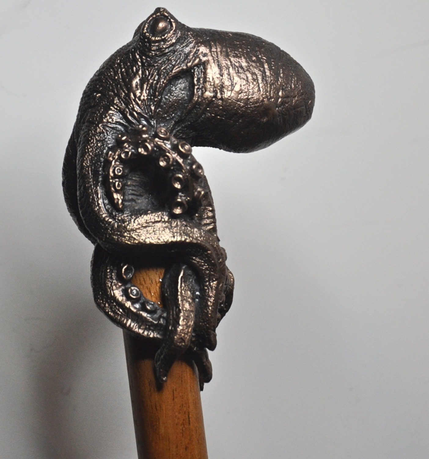 Kraken Cane, Limited Edition Bronze