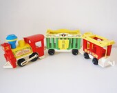 Fisher Price Circus Train 991 Vintage 1970's Toys