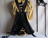 Girl's Renaissance, Victorian, Or Steampunk Costume, Size 3 to 5 years old, Ready To ship