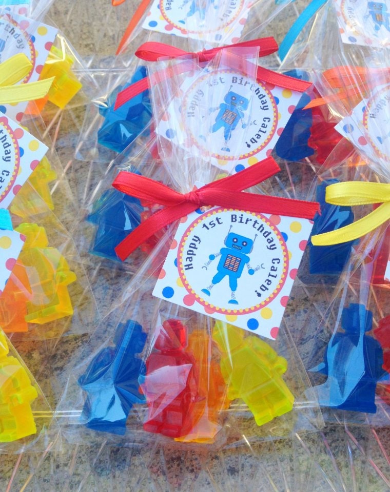 ROBOT SOAP FAVORS (10 Favors) - Robot Birthday Favor, Robot Baby Shower Favor, Robot Soap, Lego Inspired Il_170x135