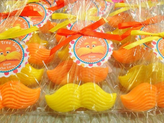 MUSTACHE SOAPS (10 Favors) - Little Man Baby Shower, Mustache Birthday party, Birthday or Wedding, Baby Shower Soap Favor, Lorax Seuss Il_570xn