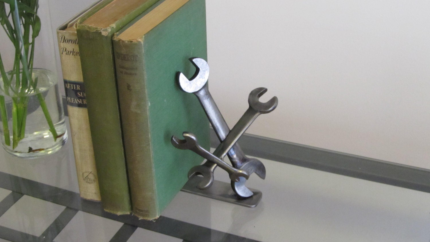 Father's Day Dancing Wrenches Bookend Desk Accessory