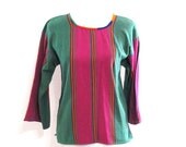 Vintage Bold Tribal Guatemalan Top