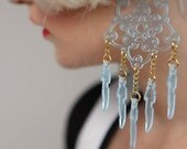 Laser Cut Acrylic Nightmare Catcher Earring