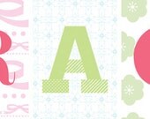 For Grace, a Colourful Personalised Paper Bunting Set for a bedroom or nursery