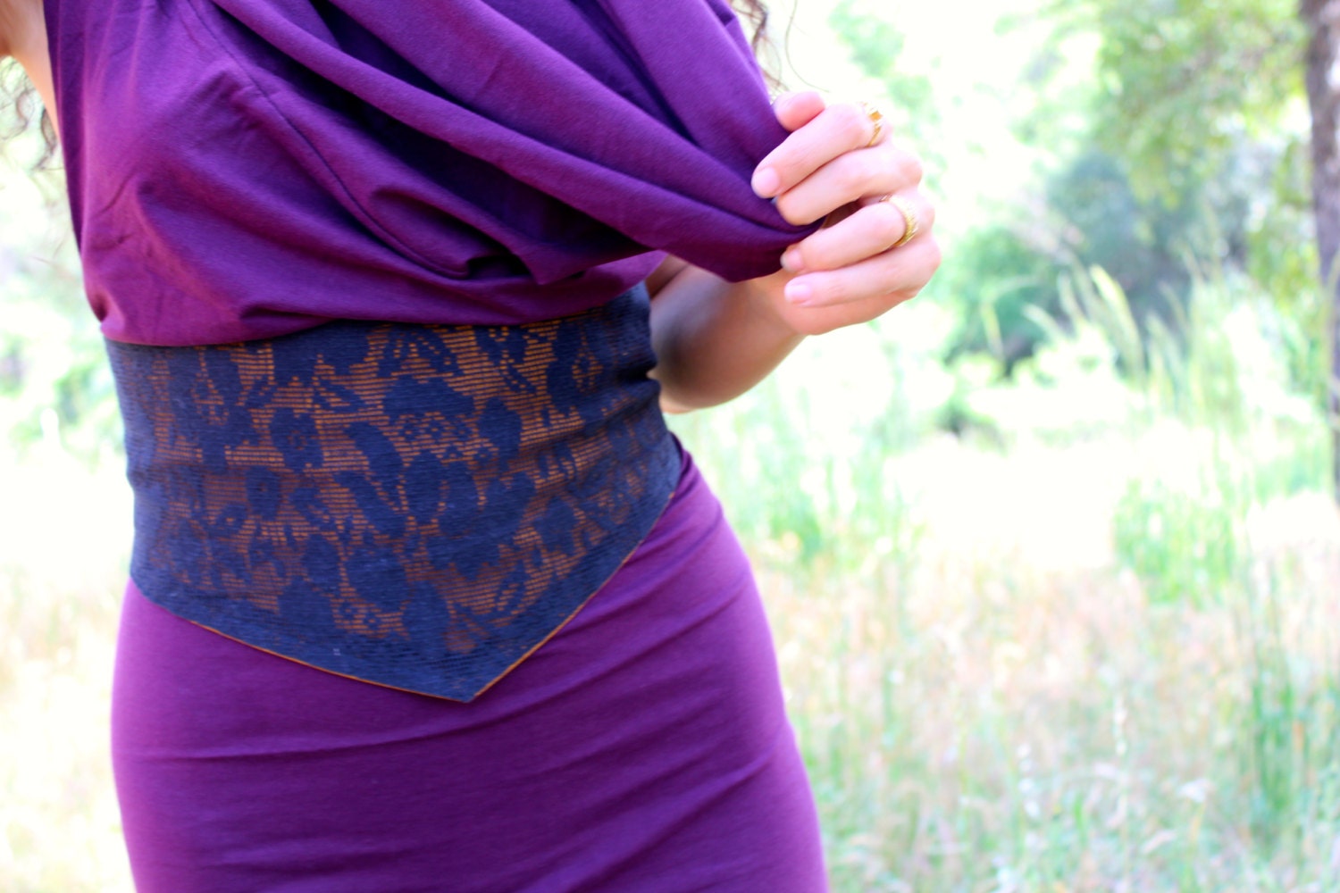 Anokhi Harness Belt - Under Bust Gypsy Pirate Belt - Boho