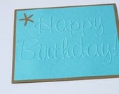 Starfish Birthday Card