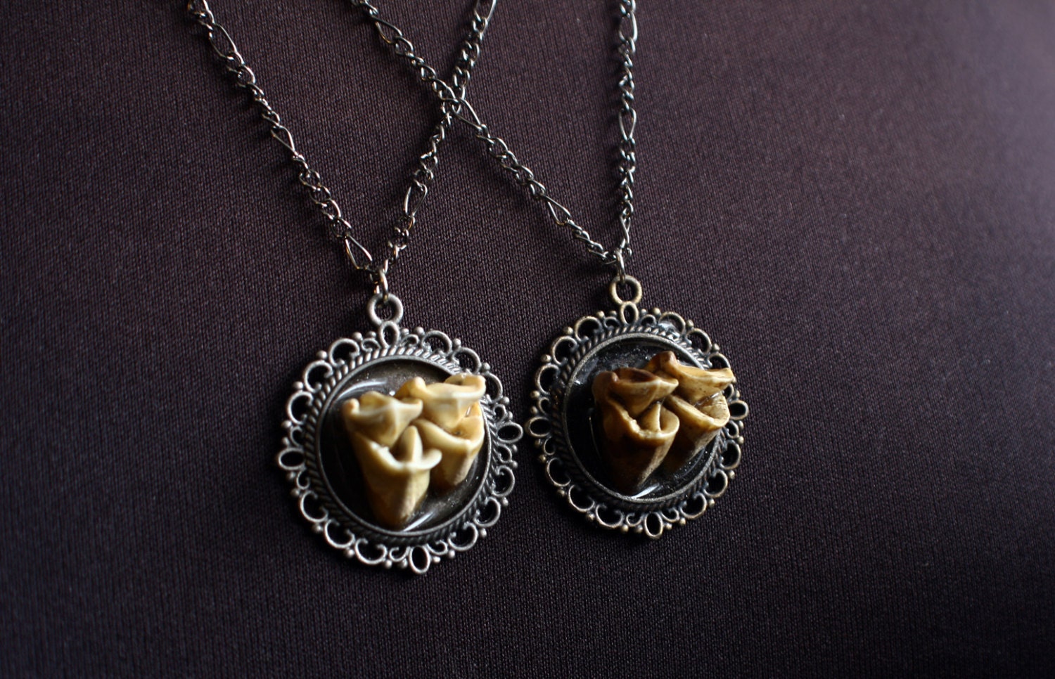 Deer tooth BFF necklaces