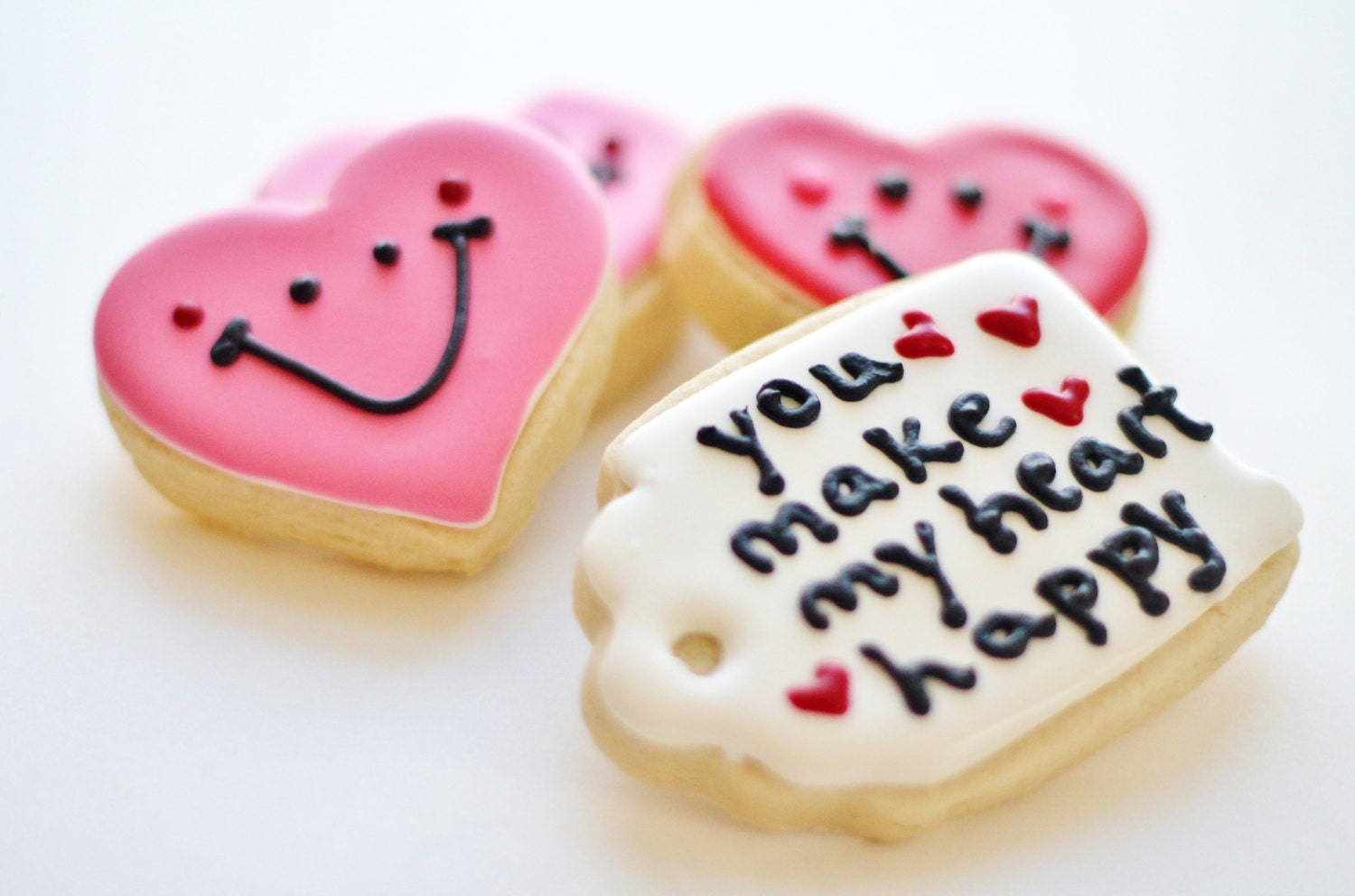 You Make My Heart Happy - Father's Day Decorated Sugar Cookie Set