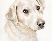 8.5x11 watercolor Custom pet portrait, original watercolor painting dog cat animal pet lover painting handmade wall art gift