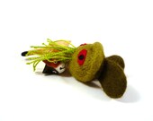 Cthulhu Catnip Cat Toy - Needle Felted Wool Sculpture